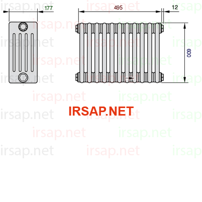 Радиатор IRSAP Tesi 50600/11 T14 CL 01